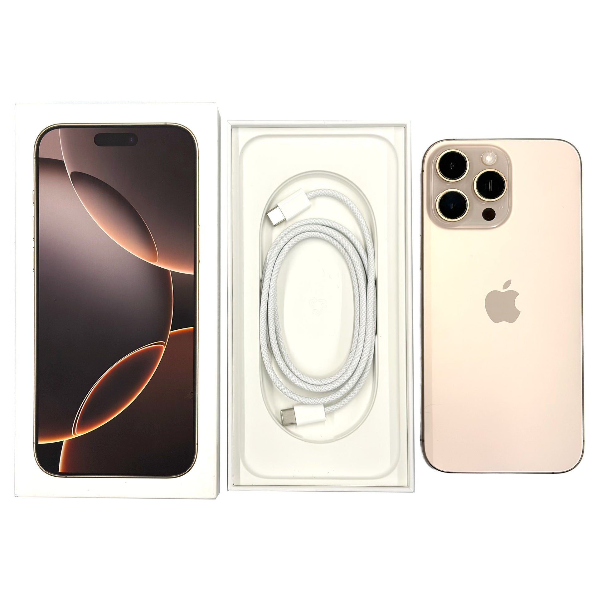 iPhone 16 Pro Max 256GB Desert Titanium A Grade 100% Battery T8590