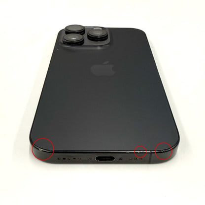 iPhone 16 Pro 128GB Black Titanium A Grade 97% Battery T8478