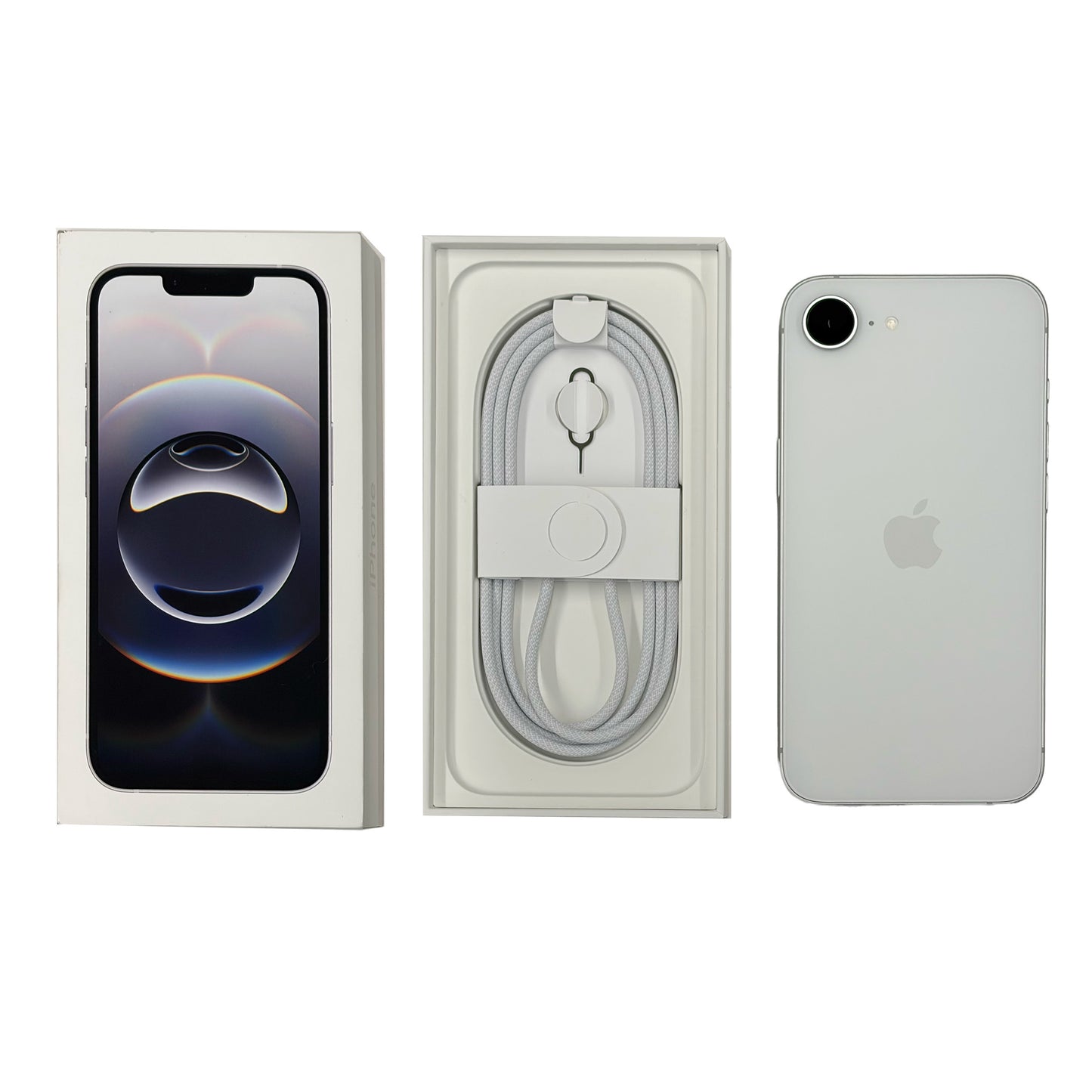 iPhone 16e 128GB White A Grade (Almost New) 100% Battery T8627