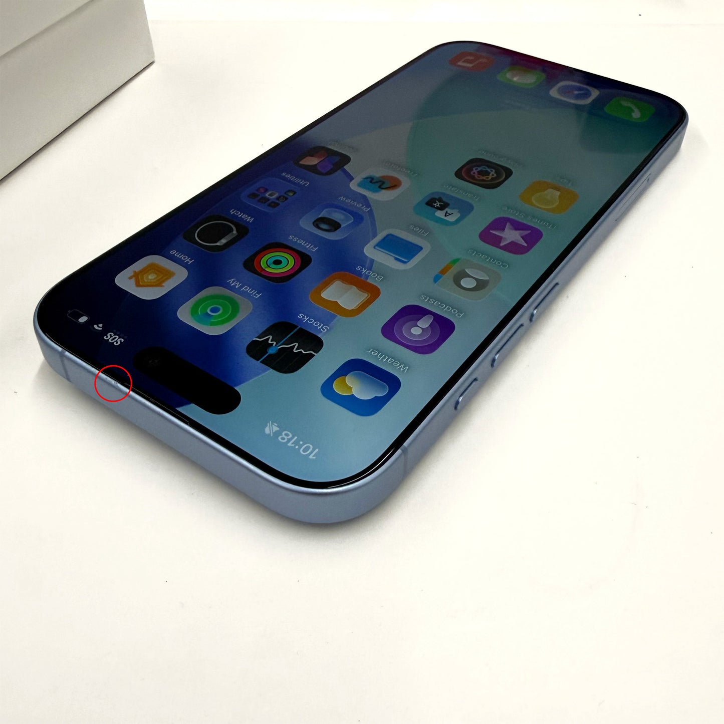 iPhone 17 Mist Blue 256GB As New 100% Battery T8489