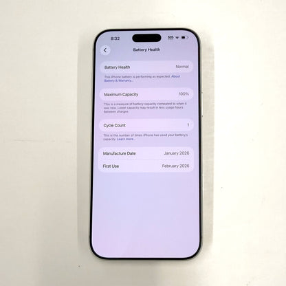 iPhone 17 Pro Max 256GB Silver As New with Box - T8500