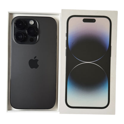 iPhone 14 Pro 128GB Space Black B Grade 87% Battery T8799