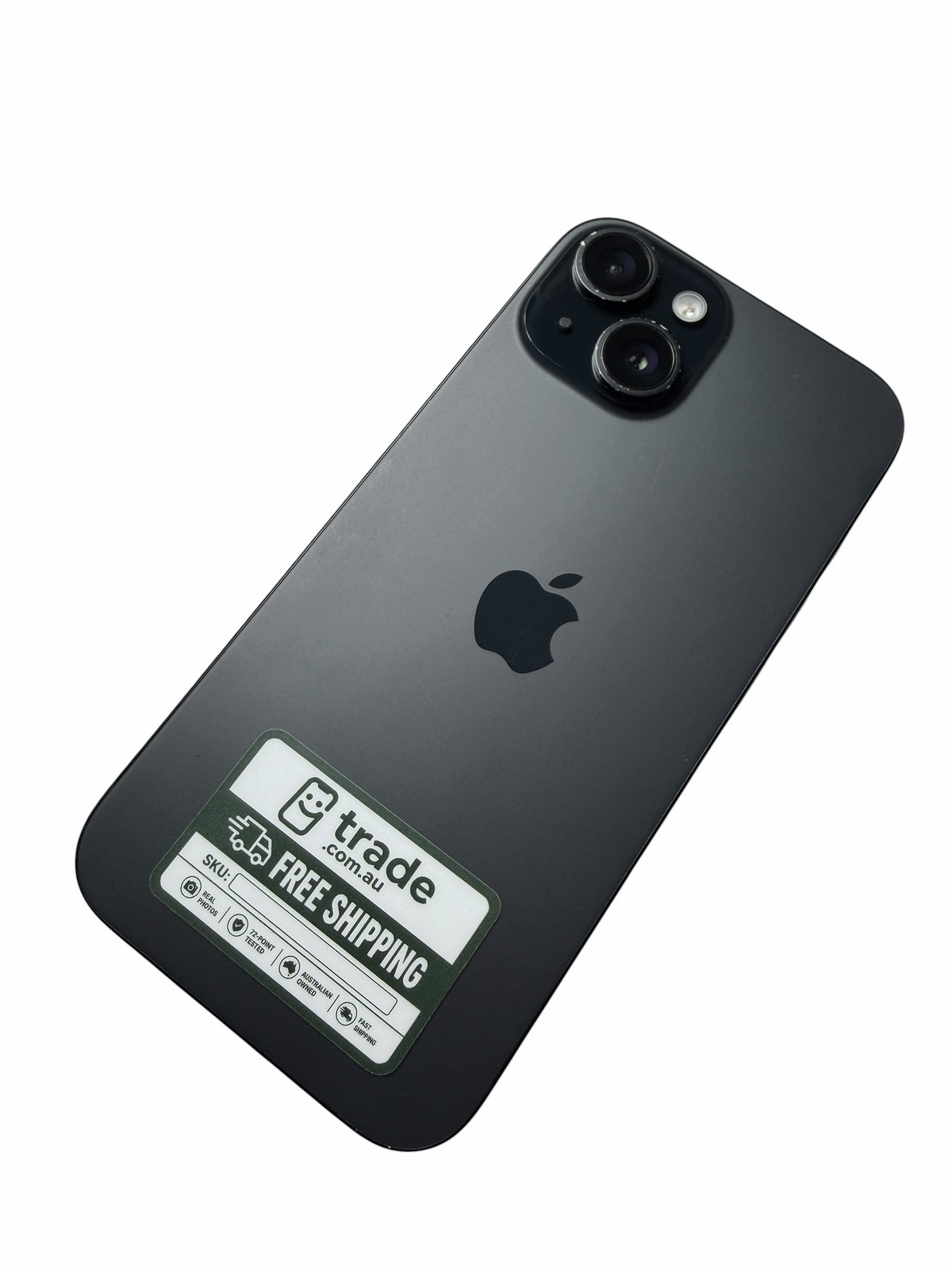 iPhone 15 128GB Black B Grade 82% Battery T8814