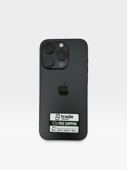 iPhone 15 Pro 256GB Black Titanium 82% Battery B Grade T8867