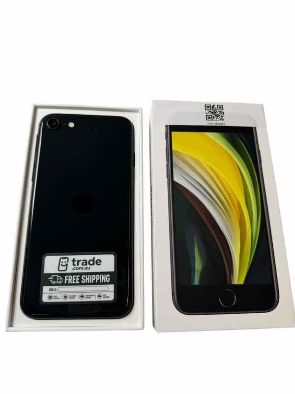 iPhone SE 2nd Gen 64GB Black (A Grade) 100% Battery T8850