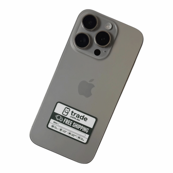 iPhone 15 Pro 128GB Natural Titanium B Grade 89% Battery T8816