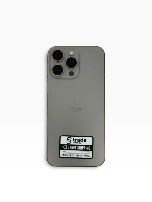 iPhone 15 Pro Max 256GB Natural Titanium 100% Battery (B Grade) T8868