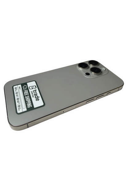iPhone 15 Pro 256GB Natural Titanium (B Grade) 88% Battery T8845