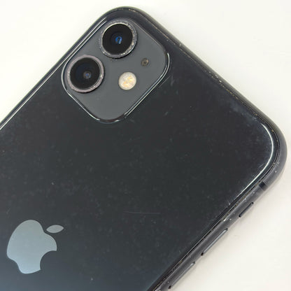iPhone 11 128GB Black C Grade 100% Battery T8645