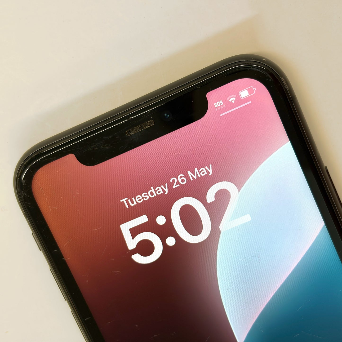 iPhone 11 128GB Black C Grade 100% Battery T8645