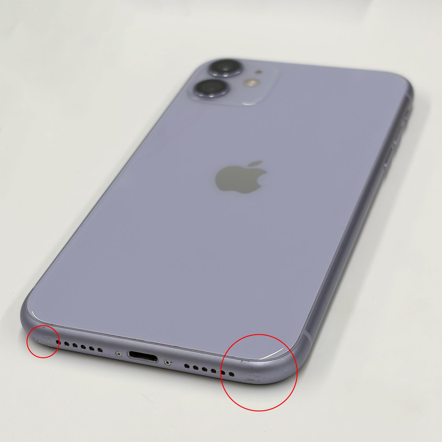 iPhone 11 64GB Purple C Grade 100% Battery T8642