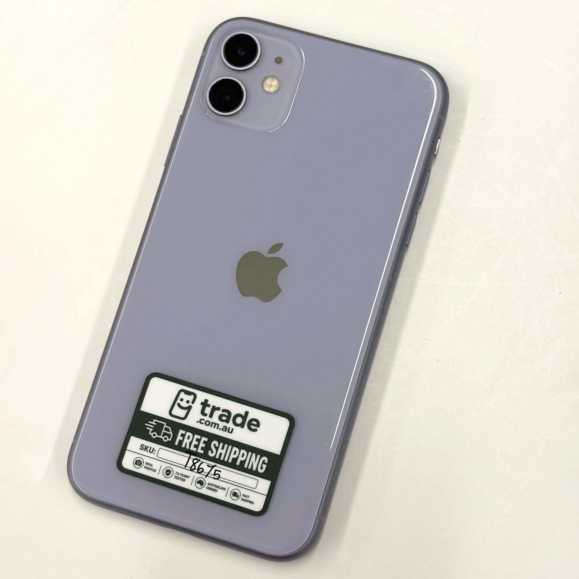 iPhone 11 Purple 128GB Purple A Grade 100% Battery T8675