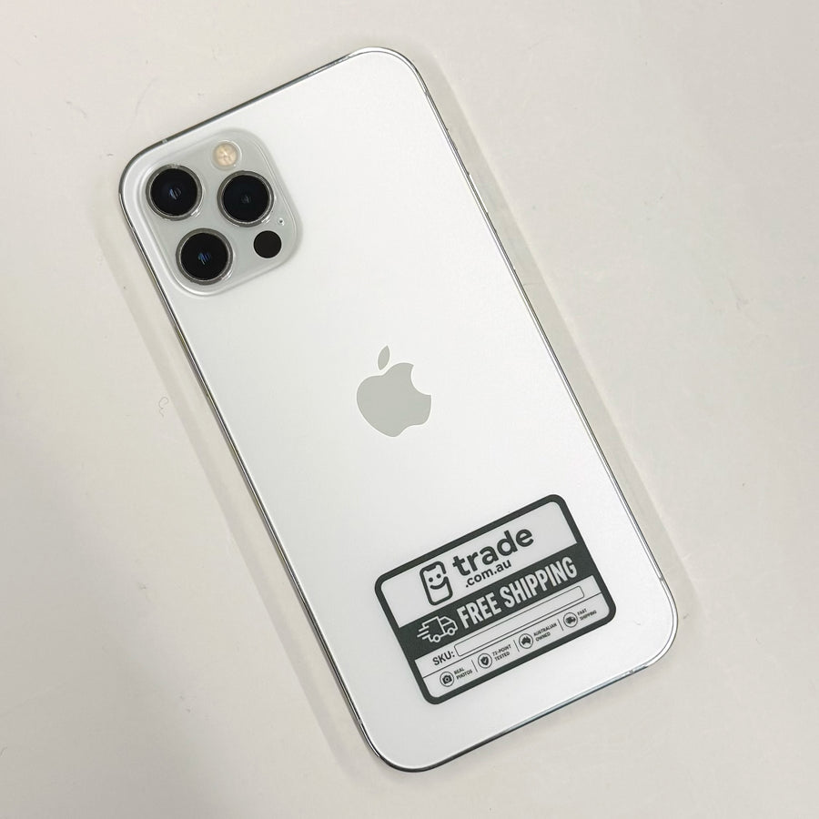 iPhone 12 Pro 128GB Silver 100% Battery (B Grade) T8964
