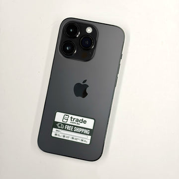 iPhone 14 Pro 128GB Space Black B Grade 100% Battery T8903