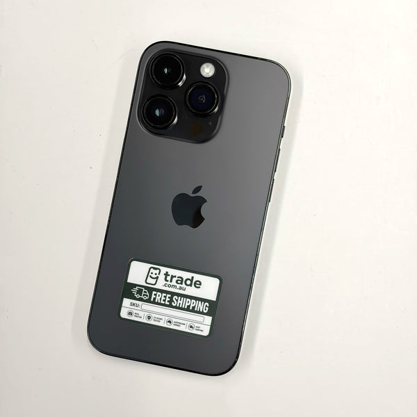 iPhone 14 Pro 128GB Space Black B Grade 100% Battery T8903
