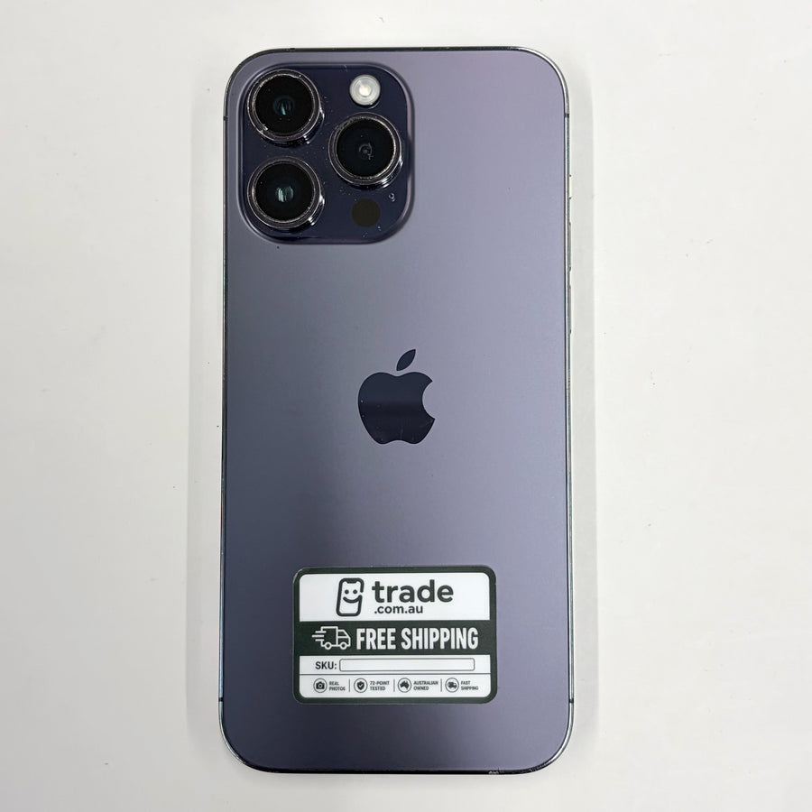 iPhone 14 Pro Max 128GB Deep Purple B Grade 87% Battery T8925