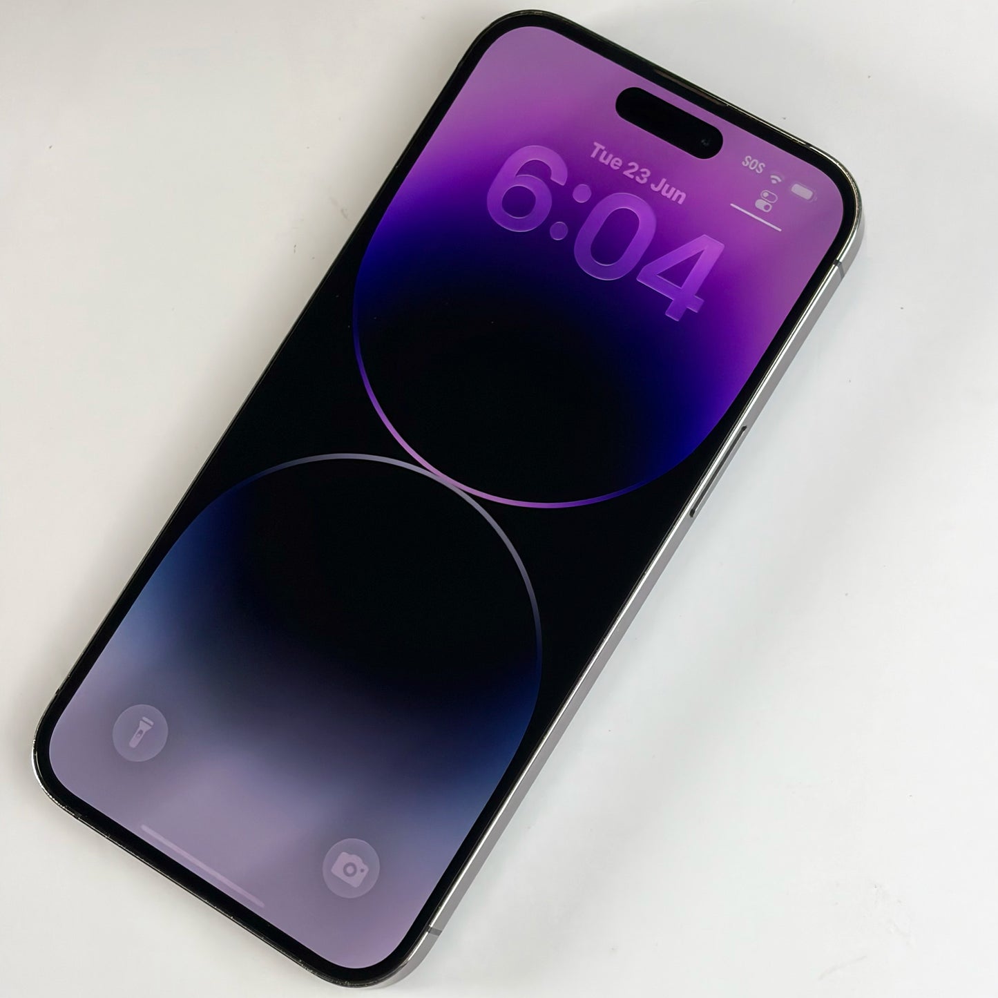 iPhone 14 Pro Max 256GB Deep Purple C Grade 87% Battery T8702
