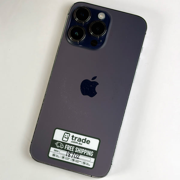 iPhone 14 Pro Max 256GB Deep Purple C Grade 87% Battery T8702