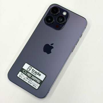 iPhone 14 Pro Max 128GB Deep Purple A Grade 100% Battery T8727