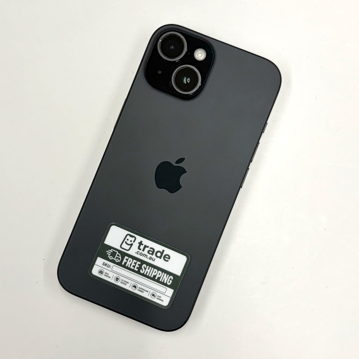 iPhone 15 128GB Black B Grade 88% Battery T8878