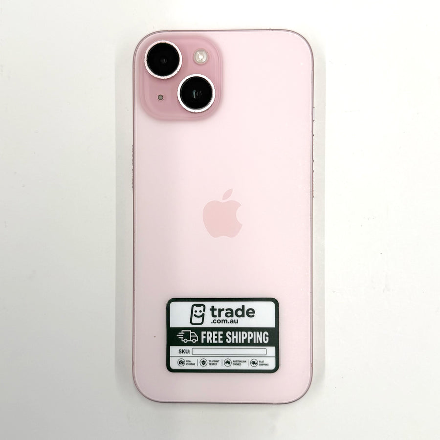 iPhone 15 128GB Pink 87% Battery (B Grade) T8957