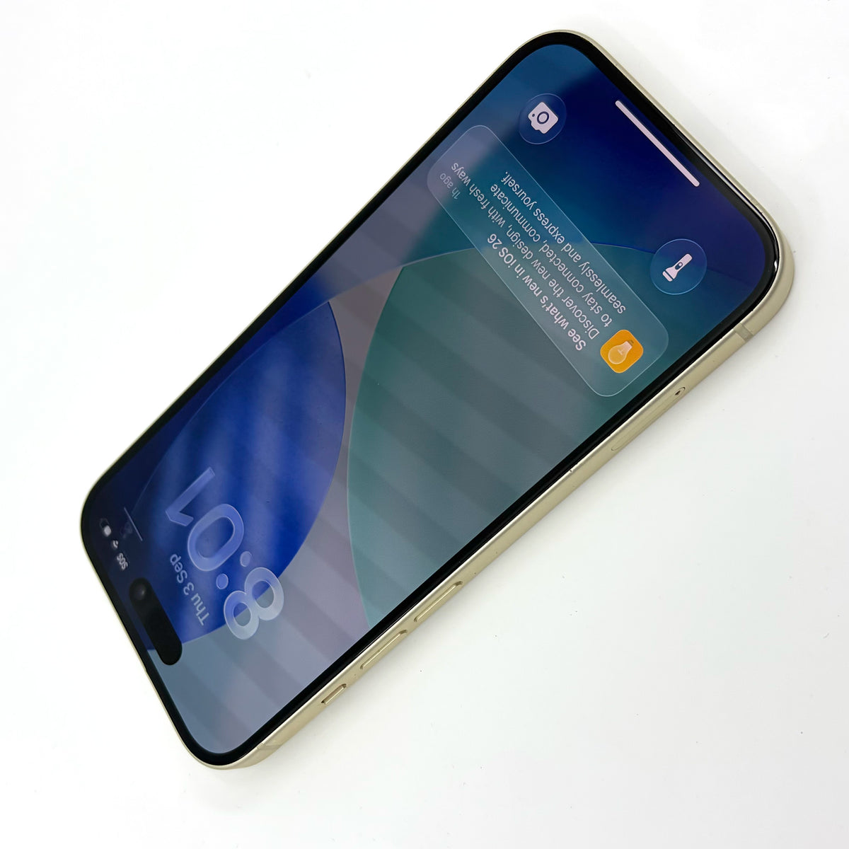 iPhone 15 128GB Yellow B Grade 85% Battery T8881