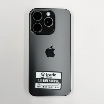 iPhone 15 Pro 128GB Black Titanium A Grade 100% Battery T8895