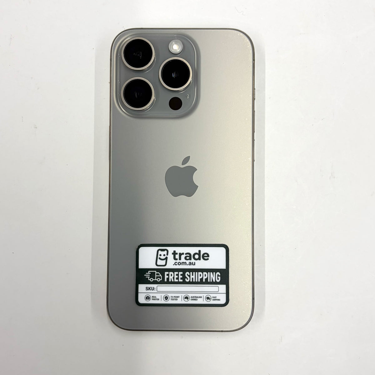 iPhone 15 Pro 128GB Natural Titanium 84% Battery (A Grade) T8934