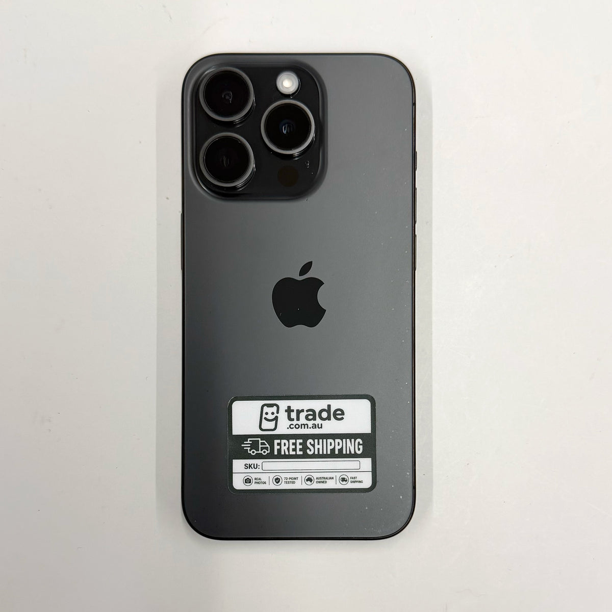 iPhone 15 Pro 256GB Black Titanium 87% Battery (B Grade) T8950