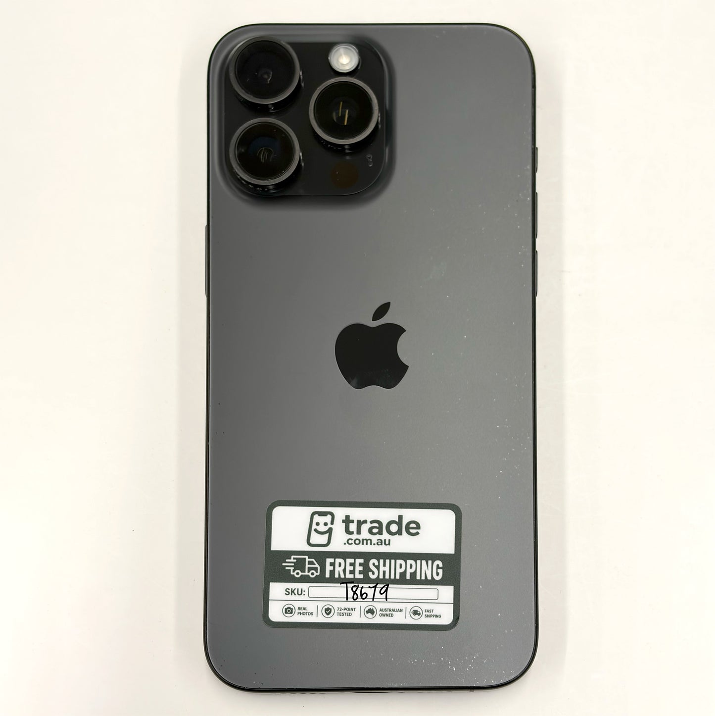 iPhone 15 Pro Max 1TB Black Titanium A Grade 100% Battery T8679