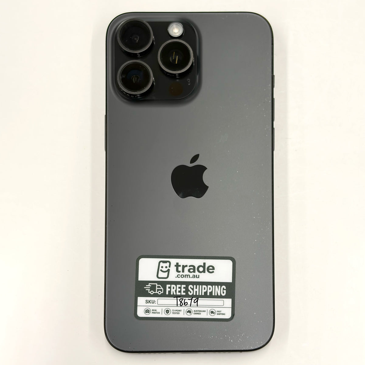 iPhone 15 Pro Max 1TB Black Titanium A Grade 100% Battery T8679