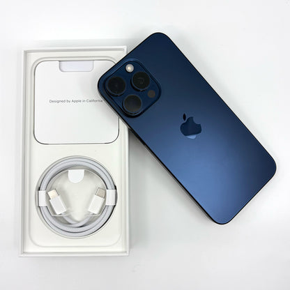 iPhone 15 Pro Max 256GB Blue Titanium 88% Battery (B Grade) T8891