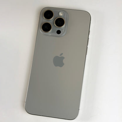 iPhone 15 Pro Max 256GB Natural Titanium A Grade 83% Battery T8700