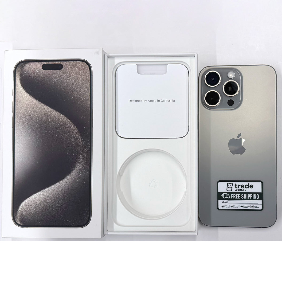 iPhone 15 Pro Max 256GB Natural Titanium 82% Battery (A Grade) T8971