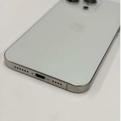 iPhone 15 Pro Max 256GB White Titanium A Grade 99% Battery - T8690