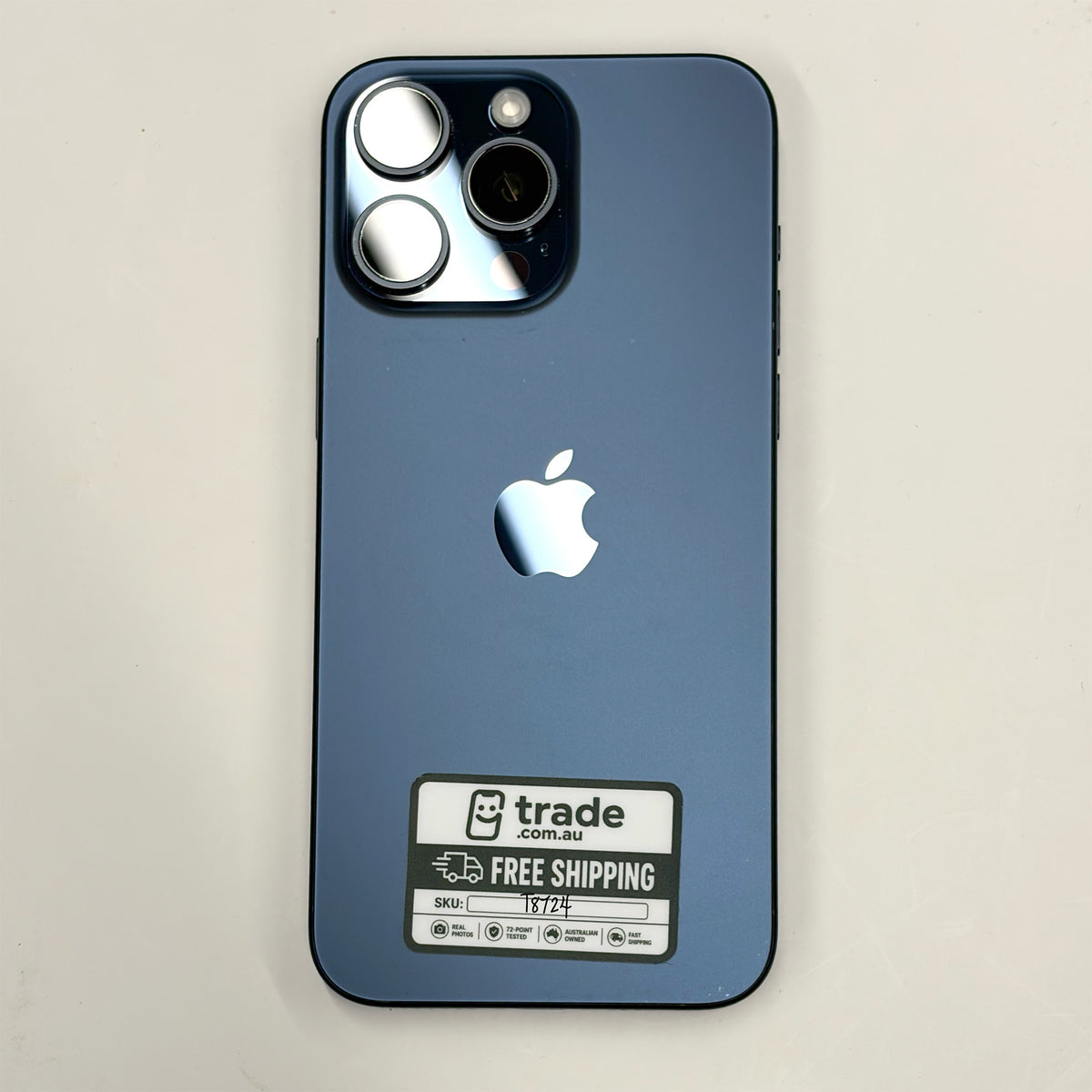 iPhone 15 Pro Max 512GB Blue Titanium A Grade 87% Battery T8724