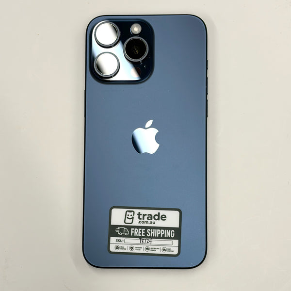 iPhone 15 Pro Max 512GB Blue Titanium A Grade 87% Battery T8724