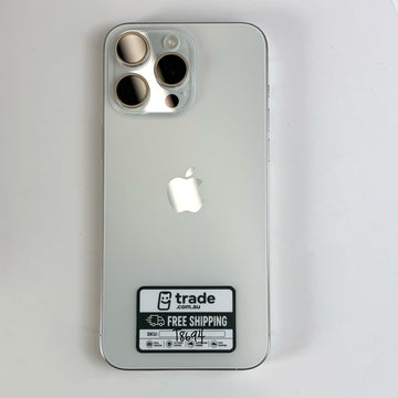 iPhone 15 Pro Max 512GB White Titanium C Grade 84% Battery - T8694