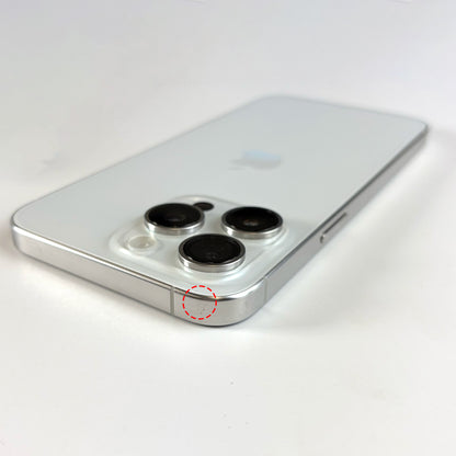iPhone 15 Pro Max 512GB White Titanium C Grade 84% Battery - T8694