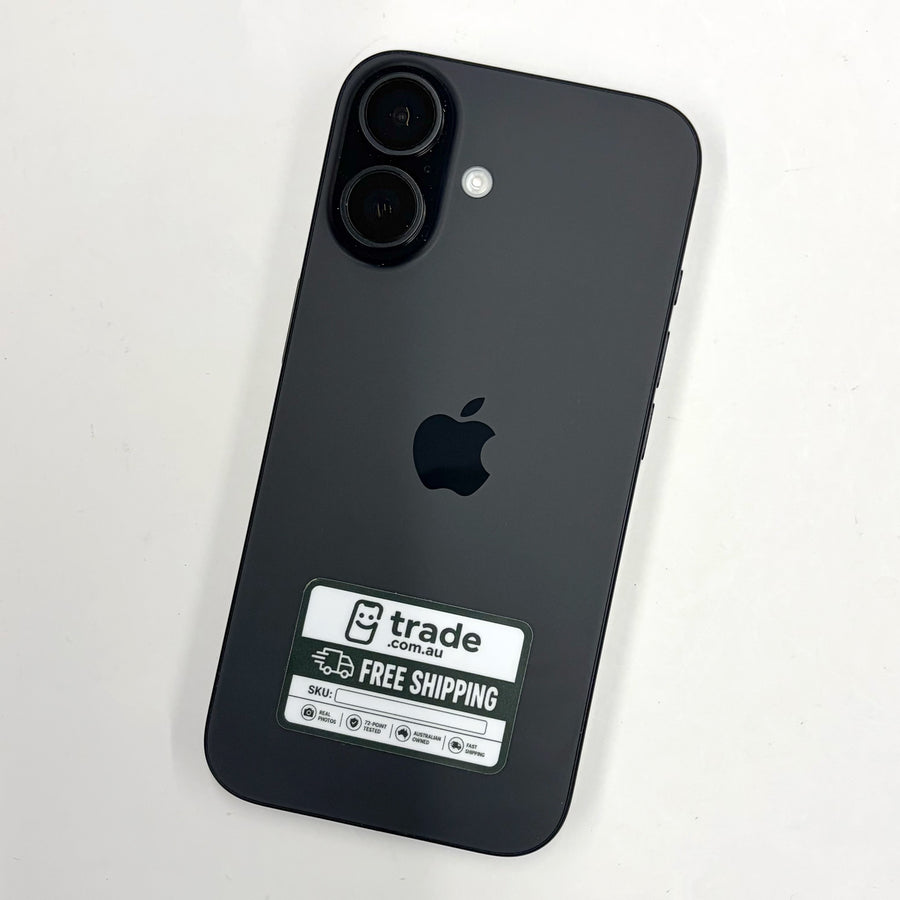 iPhone 16 128GB Black 91% Battery (B Grade) T8902