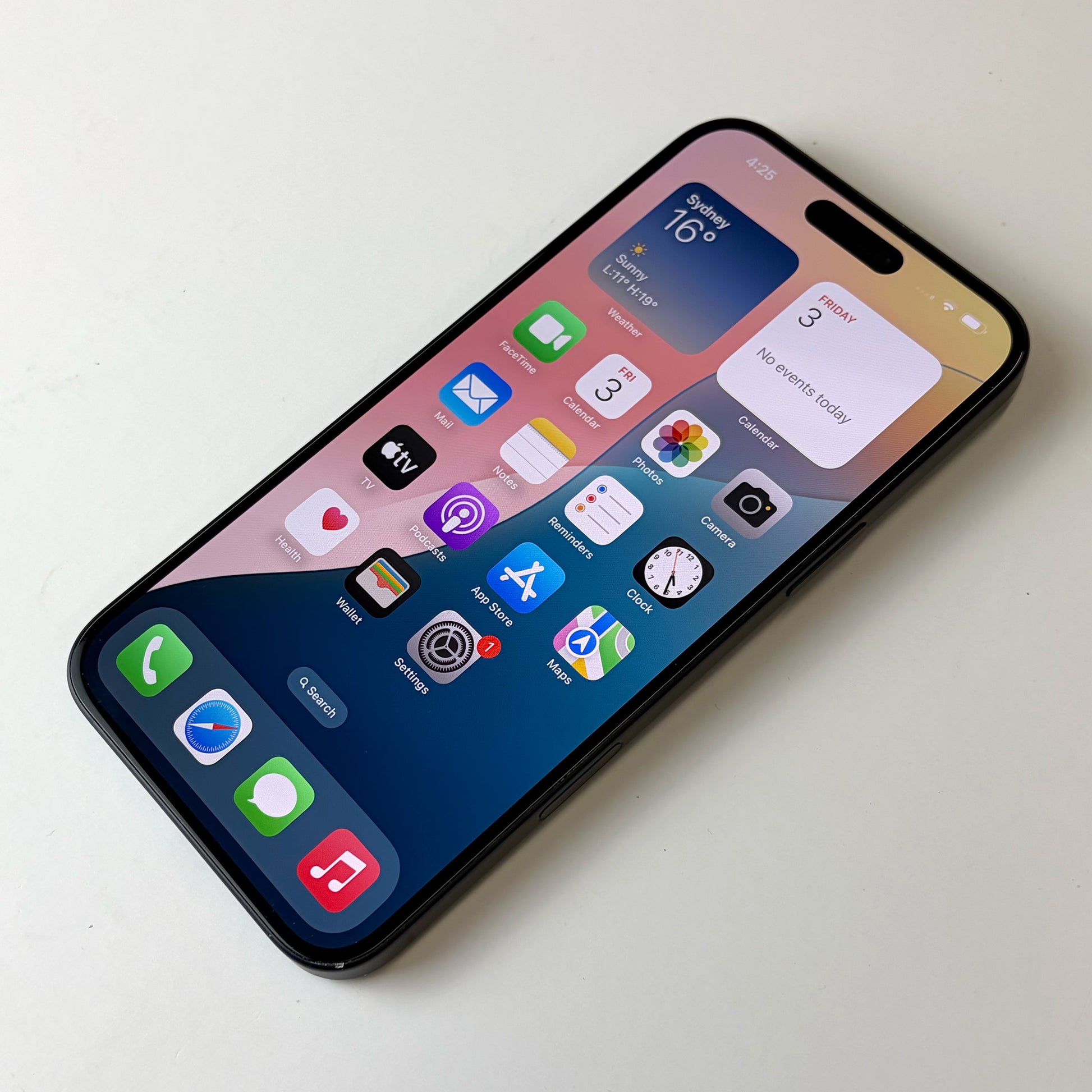 iPhone 16 Plus 128GB Black A Grade 100% Battery T8725