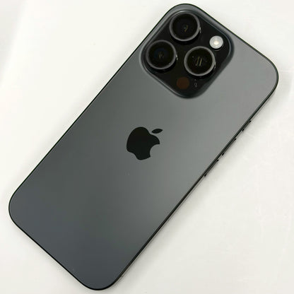 iPhone 16 Pro 128GB Black Titanium A Grade 95% Battery T8654