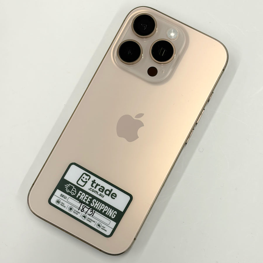 iPhone 16 Pro 128GB Desert Titanium C Grade 90% Battery T8731