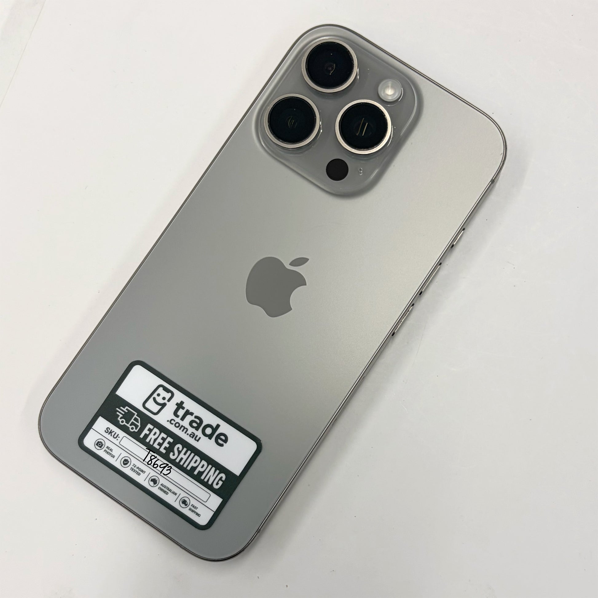 iPhone 16 Pro 128GB Natural Titanium B Grade 95% Battery T8693