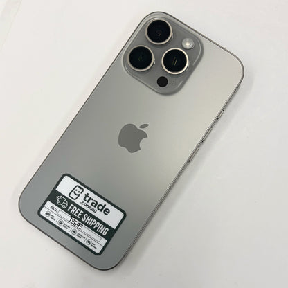 iPhone 16 Pro 128GB Natural Titanium B Grade 95% Battery T8693