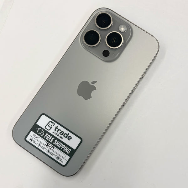 iPhone 16 Pro 128GB Natural Titanium B Grade 95% Battery T8693