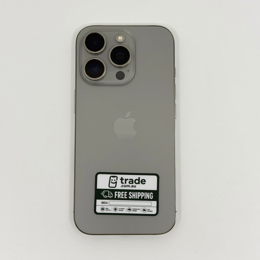 iPhone 16 Pro 128GB Natural Titanium 91% Battery (B Grade) T8987