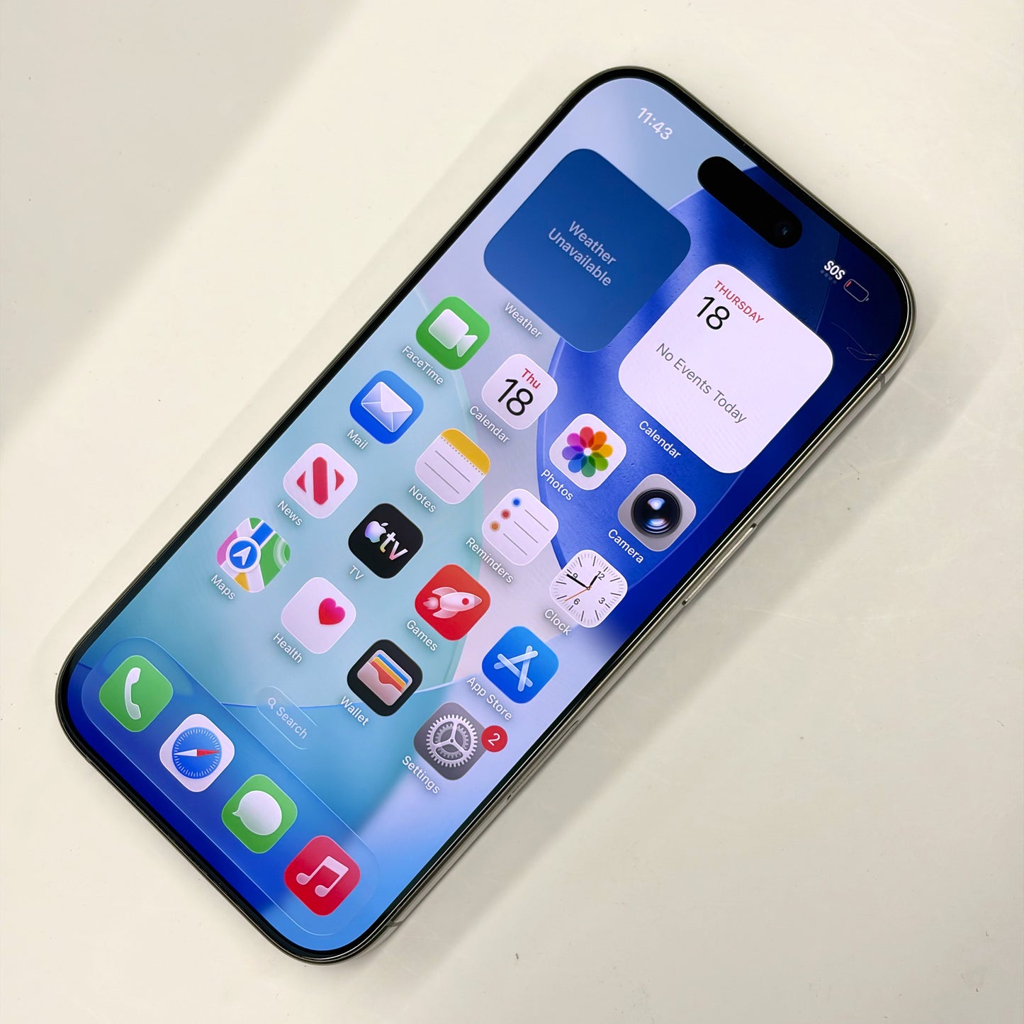 iPhone 16 Pro 256GB Natural Titanium A Grade 90% Battery T8689