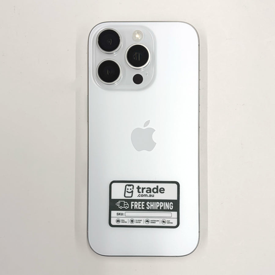 iPhone 16 Pro 256GB White Titanium A Grade 81% Battery T8921