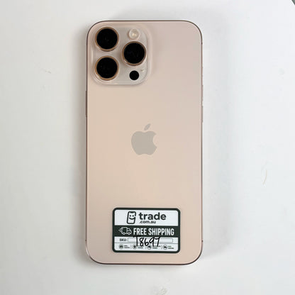 iPhone 16 Pro Max 256GB Desert Titanium A Grade 100% Battery T8698